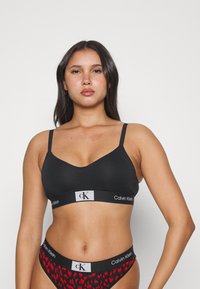 Calvin Klein Underwear - UNLINED BRALETTE - Korzet - black Minijatura 1