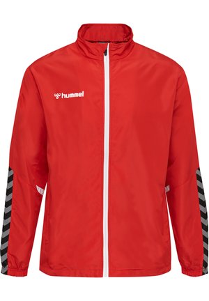 HMLAUTHENTIC - Trainingsjacke - true red