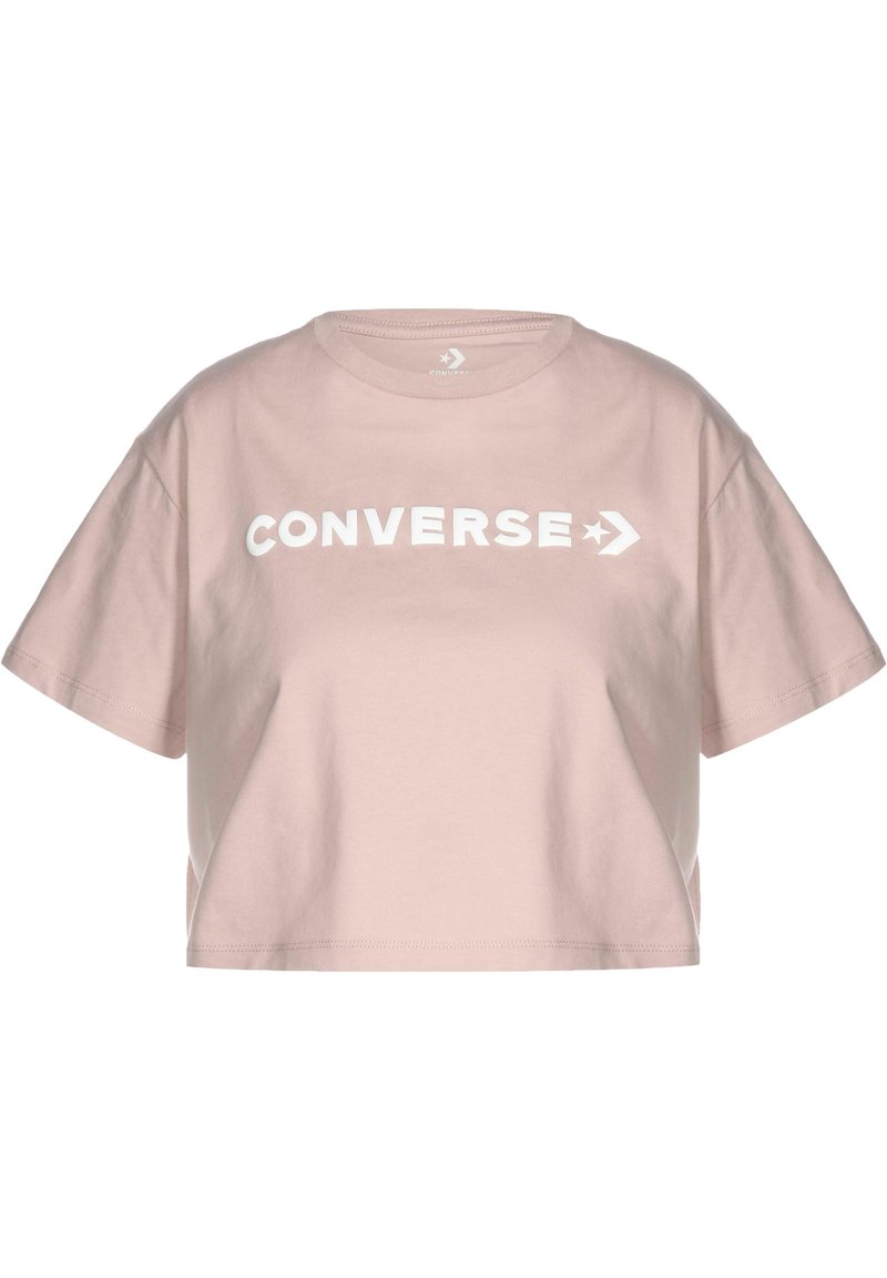 Converse Pink Cotton Women's T-Shirt