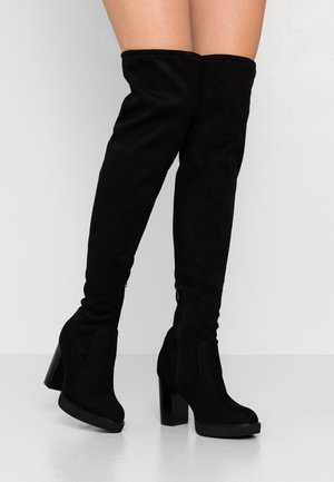 Overknees - black