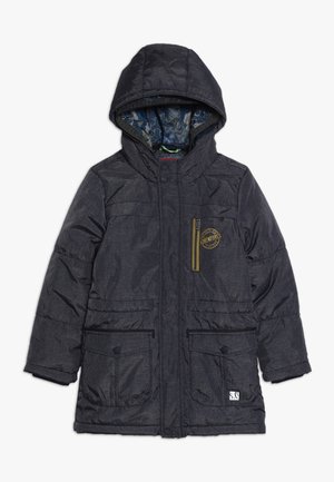 Wintermantel - mottled dark blue