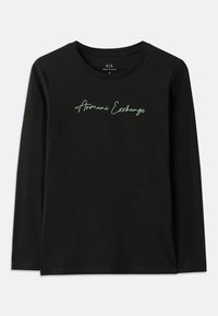 Long sleeved top - black/gold coloured