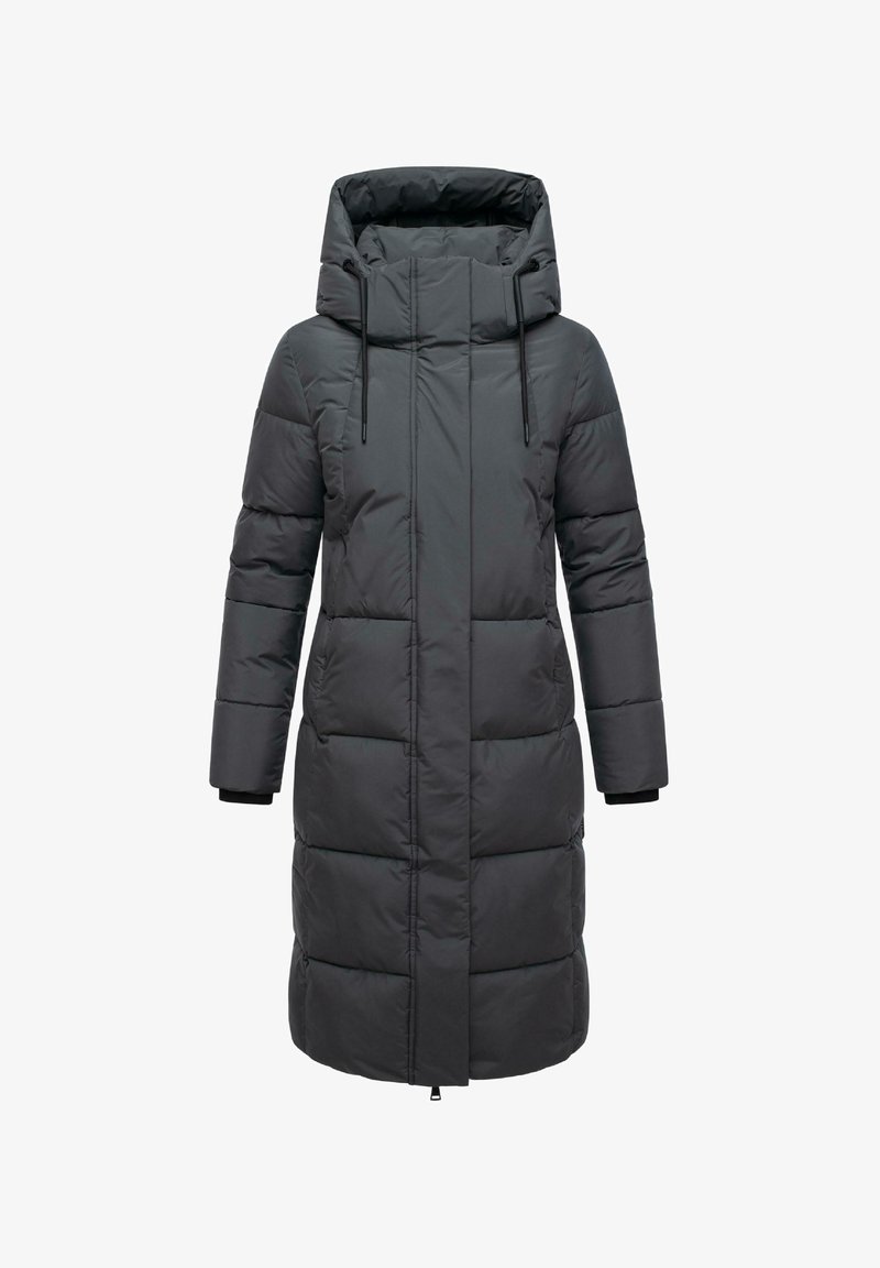 Abrigo De Invierno Para Mujer MARIKOO - Largo, Con Capucha, Resistente Al Agua Y Al Viento, Acolchado
