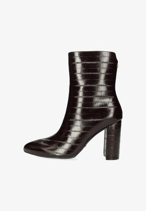 Mexx, MEXX HEELED ANKLE BOOT VIDA INDY HEELED ANKLE BOOT - Enkellaarsjes met hoge hak - chocolate brown