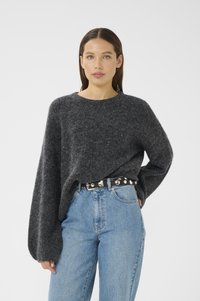 Gestuz ALPHA - Trui - charcoal melange