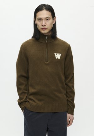 WWTAY HALF ZIP - Strickpullover - desert palm