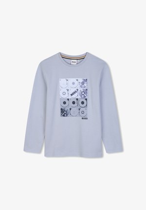 BOSS Kidswear, LONG SLEEVE T-SHIRT KIDS TEENS - Camiseta de manga larga - bleu delave