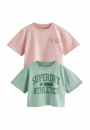 REGULAR FIT - ESSENTIALS 2 PACK - Apdrukāts T-krekls - multi
