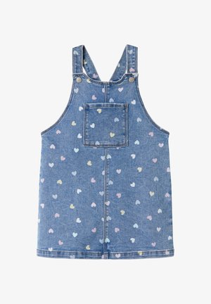 Name it, NMFPROSA SHORT DNM BIBSKIRT 3555-CX - Vestido vaquero - medium blue denim