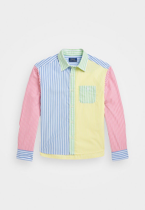 STRIPED COTTON BOXY FUN SHIRT - Button-down blouse - multi3