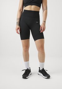 ICANIWILL SOFT SEAMLESS BIKER SHORTS - Leggingek - black