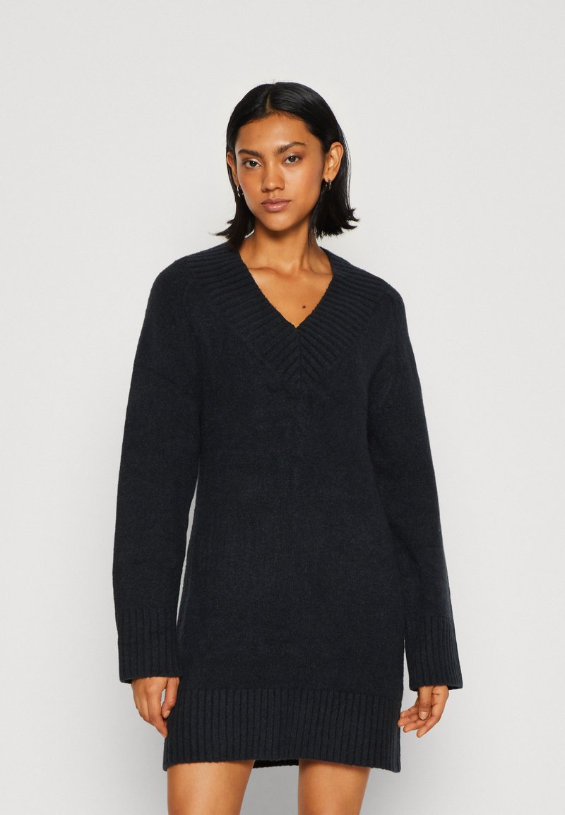 Abercrombie & Fitch LONGSLEEVE EASY MINI SWEATER DRESS Jumper dress