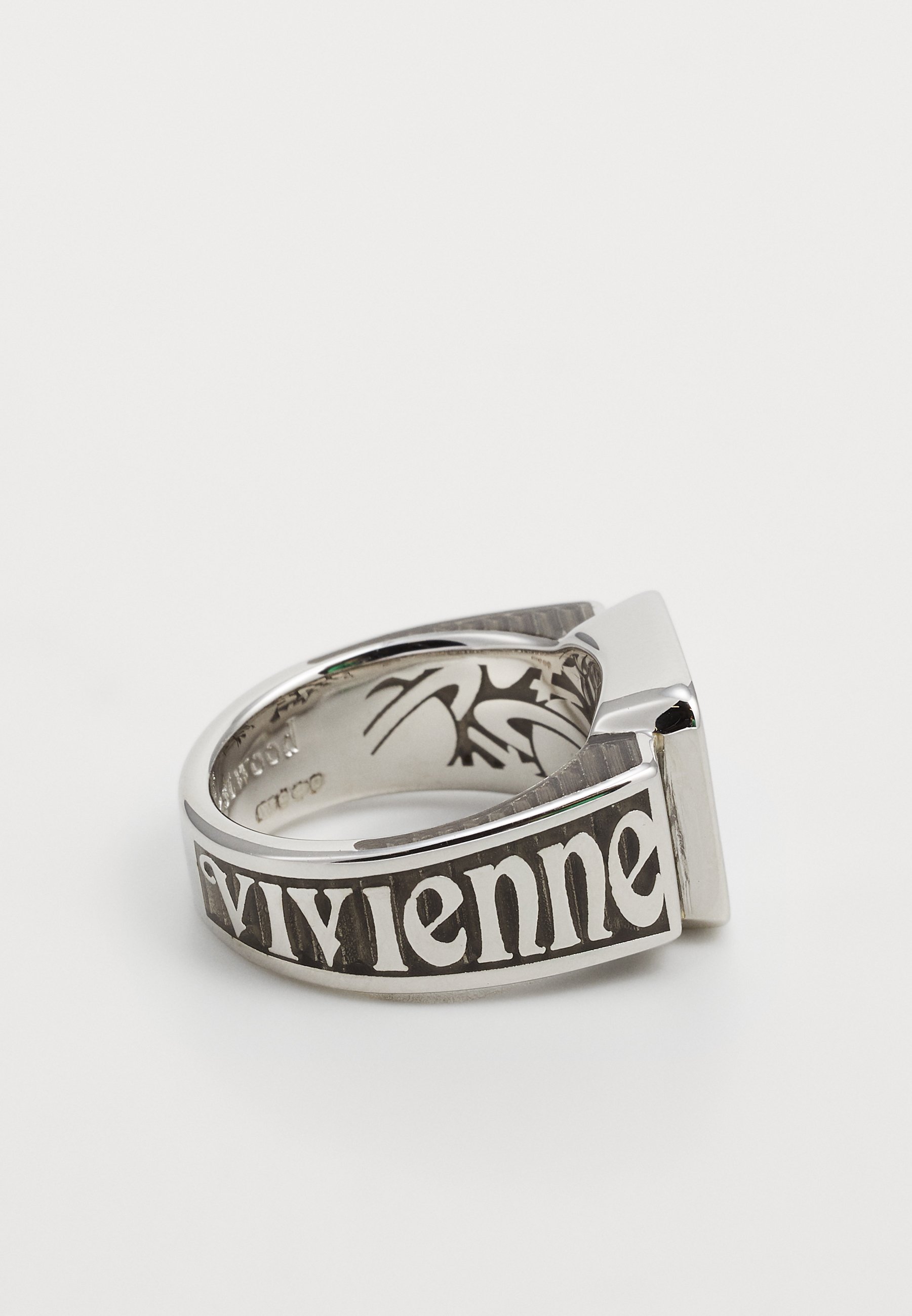Vivienne Westwood ALMA リング Vivienne Westwood ALMA UNISEX - Ring - silver-coloured/black