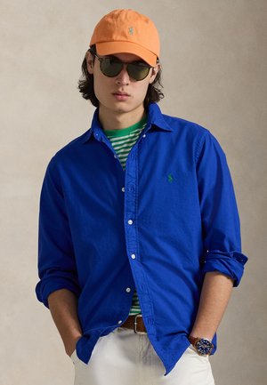 CUSTOM FIT GARMENT-DYED OXFORD SHIRT - Košeľa - pacific royal