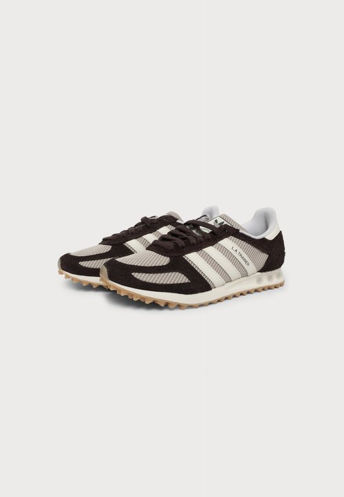 adidas LA TRAINER UNISEX - Trainers - khaki three/off white/aurora coffee — photo 2