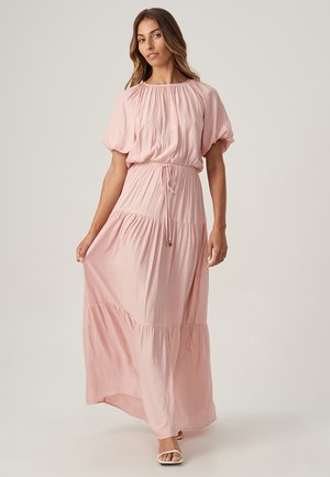 MILLY TIERED - Maxi dress - pale pink