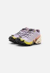 Salomon SPEEDCROSS 6 - Pantofi alergare trail - orchid petal/black/sulphur spring