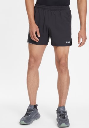 AERO 5 INCH - Sports shorts - black silver reflective