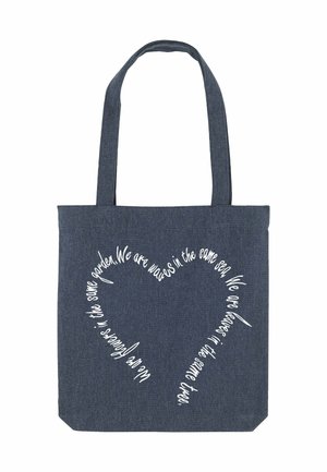 FLOWERS PRINT - Shopper - blue