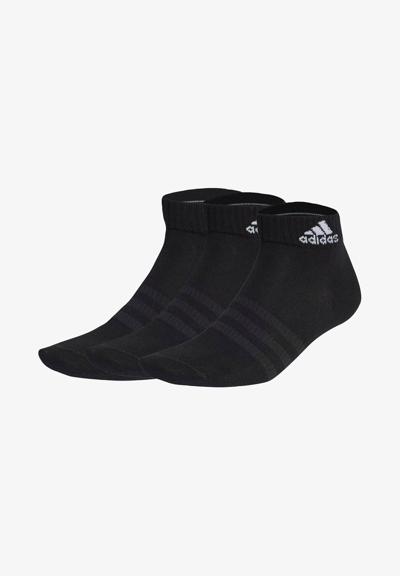 adidas Performance THIN AND LIGHT 3 PACK - Sportske čarape - black/white