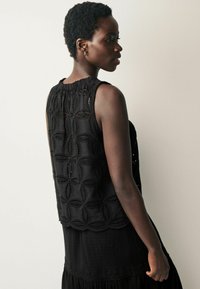 Next SLEEVELESS BRODERIE REGULAR FIT - Pluus - black
