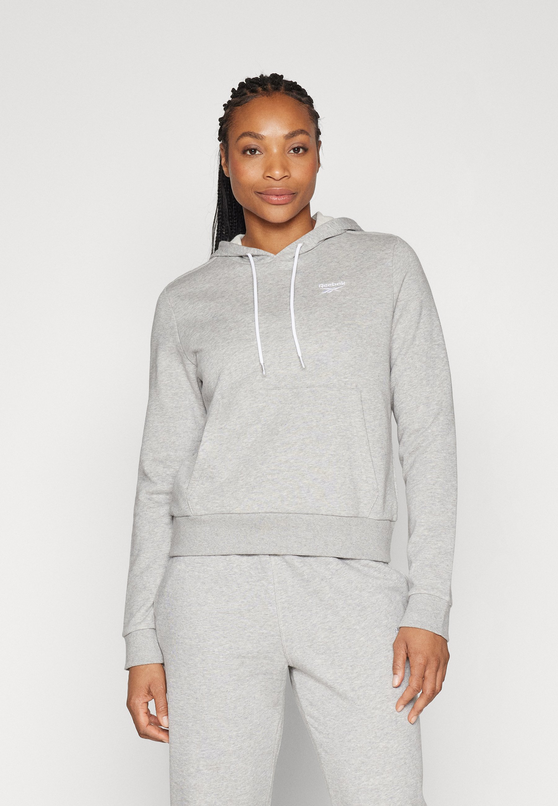 Jordan W J FLIGHT HOODIE CORE - Hoodie - grey heather/grey