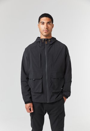 CLOSURE London TECH UTILITY JACKET - Summer jacket - washed black