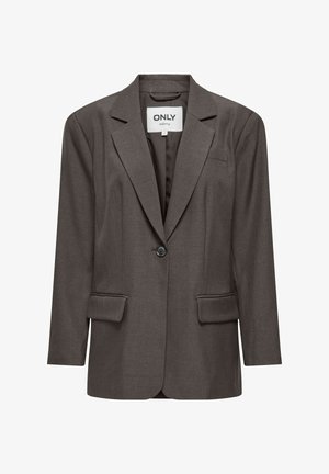 ONLY, ONLLINDA LS BOYFR MEL BLAZER TLR NOOS - Manteau court - chocolate torte