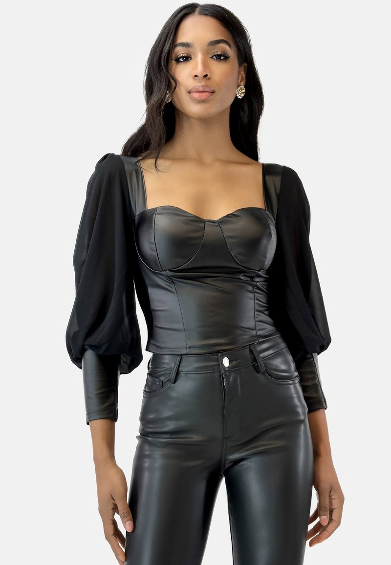 Elara Bluse - schwarz