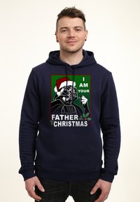 Star Wars STAR WARS CLASSIC VADER FATHER CHRISTMAS - Jersey con capucha - navy blue