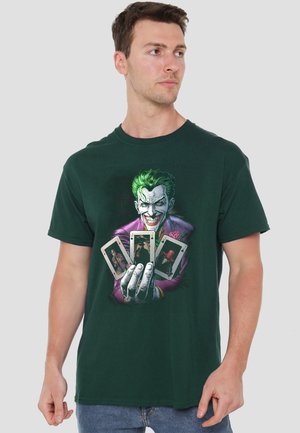 Cotton Soul, BATMAN 3 OF A KIND - Print T-shirt - dark green
