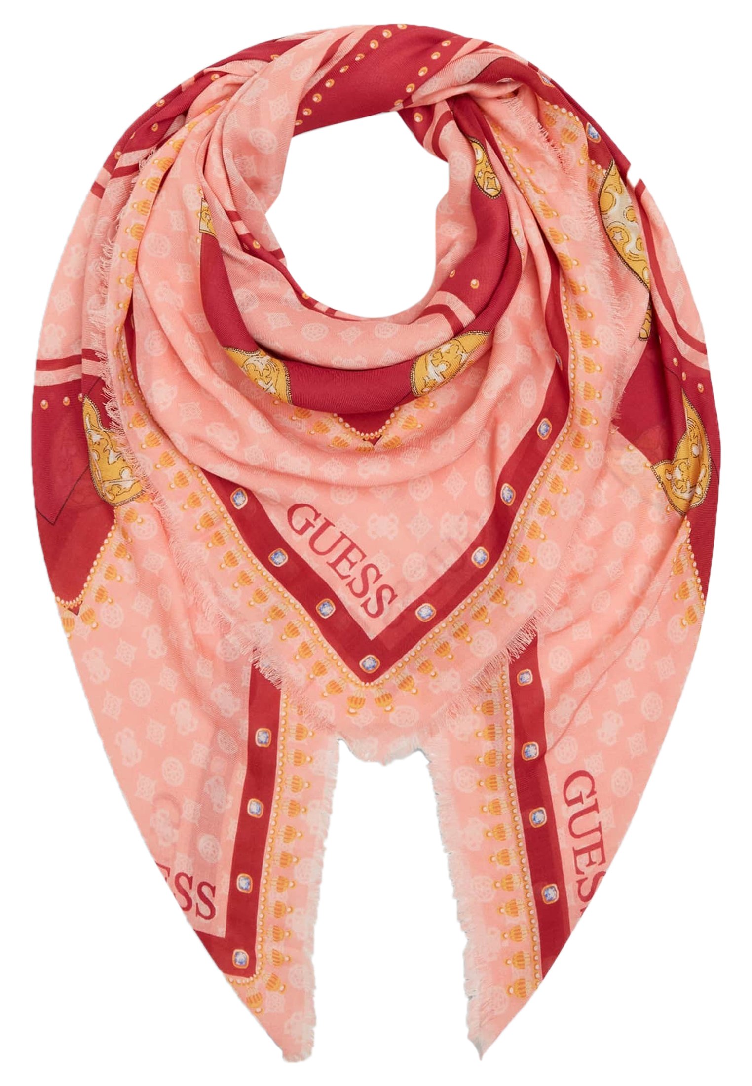 echarpe guess rose