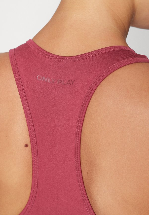 ONPDAISY-2 SEAM BRA  - Medium support sports bra - beaujolais4