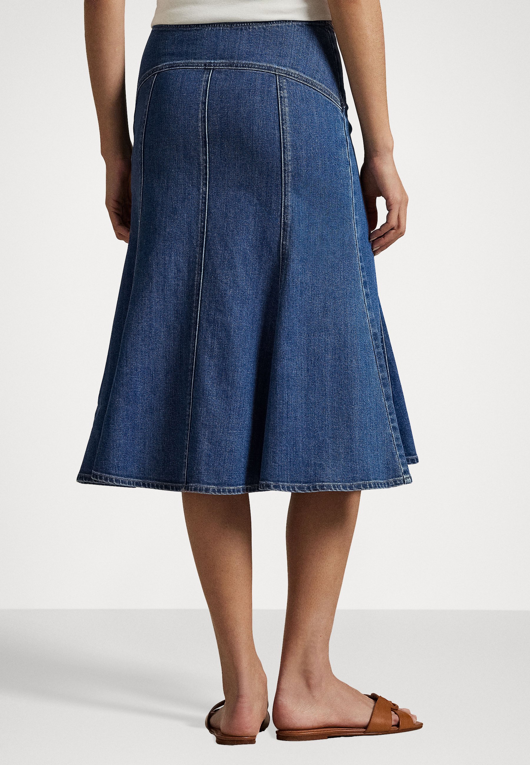 Polo Ralph Lauren PANELED DENIM A-LINE SKIRT - Denim skirt