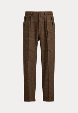 Polo Ralph Lauren, WHITMAN RELAXED FIT GLEN PLAID PANT - Pantalones - york brown