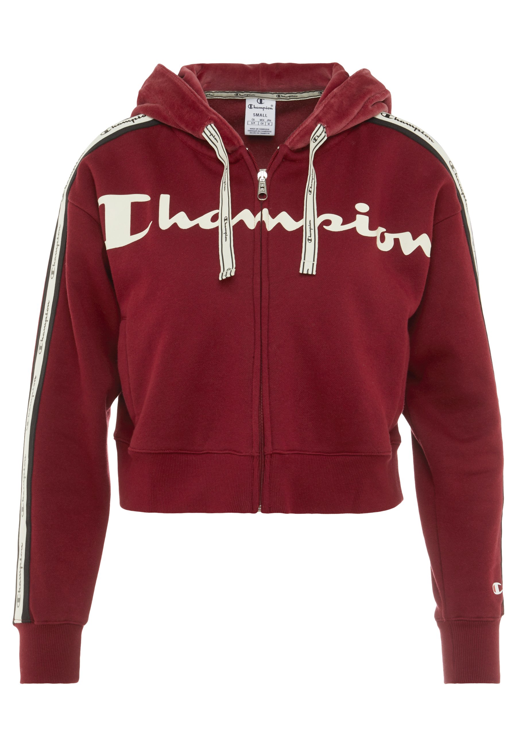 Champion HOODED FULL ZIP Sweatjacke red Champion HOODED FULL ZIP Sweatjacke red