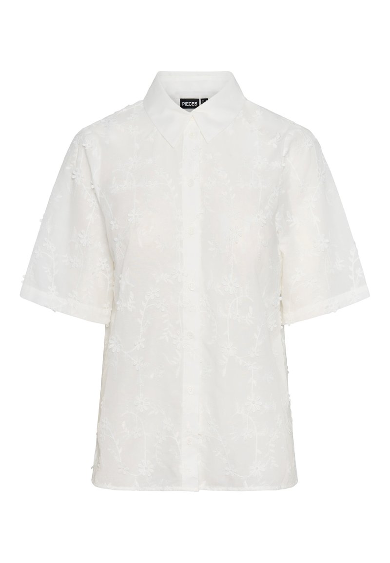 Pieces Overhemdblouse crème Pieces Overhemdblouse crème