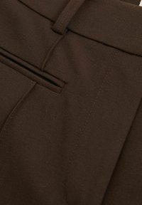 Reiss REGULAR FIT - CLAUDE HIGH RISE FLARED  - Housut - chocolate brown