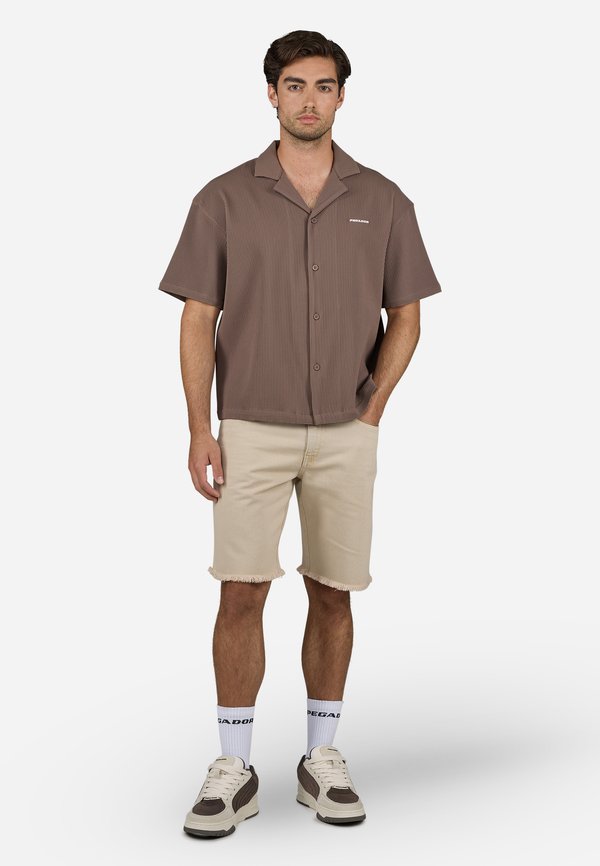 LEGRA - Denim shorts - washed light beige4