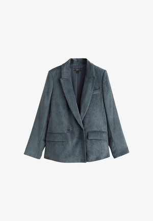 Next, TALL FIT - CORD DOUBLE BREASTED RELAXED BLAZER - Blazer - slate grey