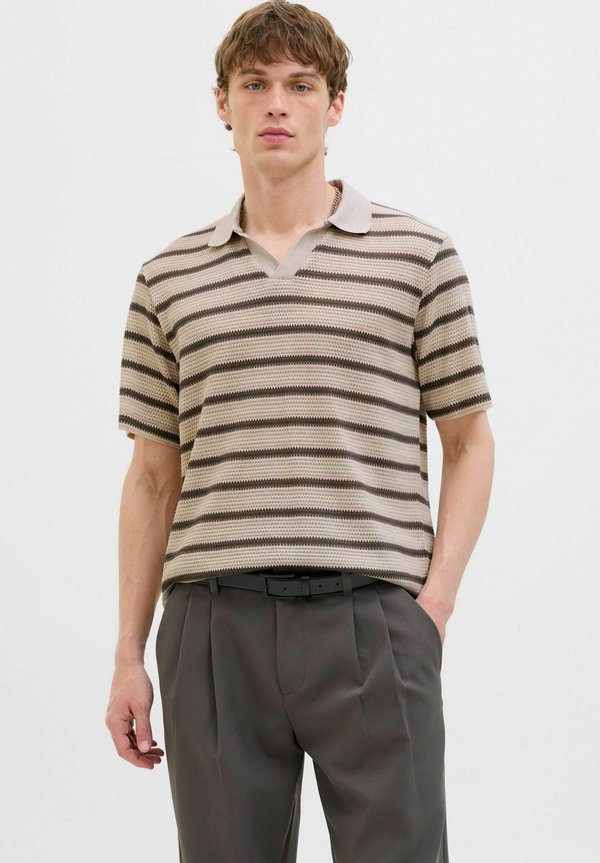 JPRBLUHARRY SPLIT NECK - Poloshirt - rose dust