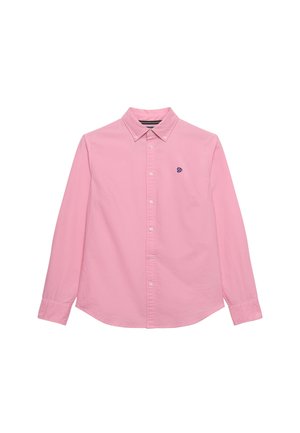 Superdry & Co, OXFORD LONG SLEEVE - Button-down blouse - punch pink