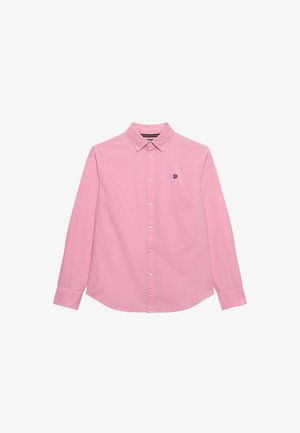 Superdry & Co, OXFORD LONG SLEEVE - Skjortebluser - punch pink