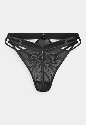 EMMELINE OPEN CROTCH  - Chilot deschis în față - caviar