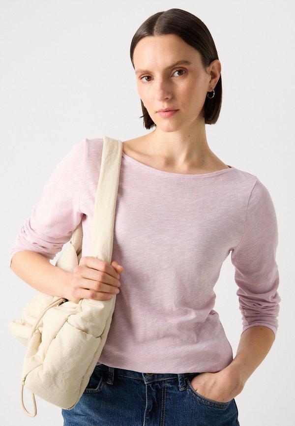 LONG SLEEVE BOAT NECK - Long sleeved top - pale lilac4