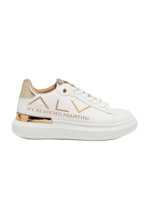 SNEAKERS - Trainers - white/gold