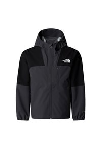 The North Face TEEN HIKE PACKABLE UNISEX - Αδιάβροχο μπουφάν - black/asphalt grey