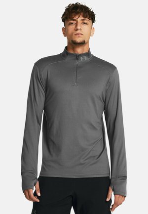 Under Armour LAUNCH PRO 1/4 ZIP - Long sleeved top - castlerock