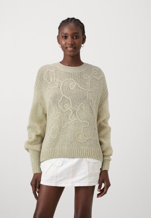 DIELLA HEIDI - Strickpullover - oatmeal