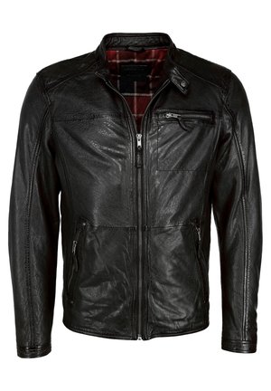 Lederjacke - black